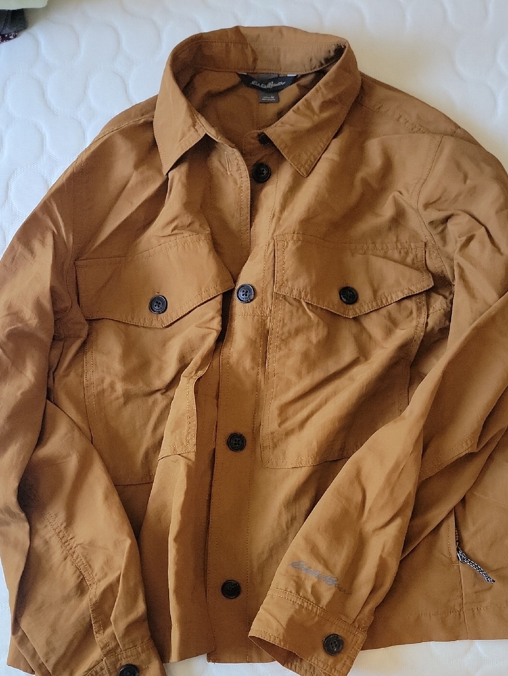 Eddie Bauer Women's Lightweight Jacket in Caramel Brown